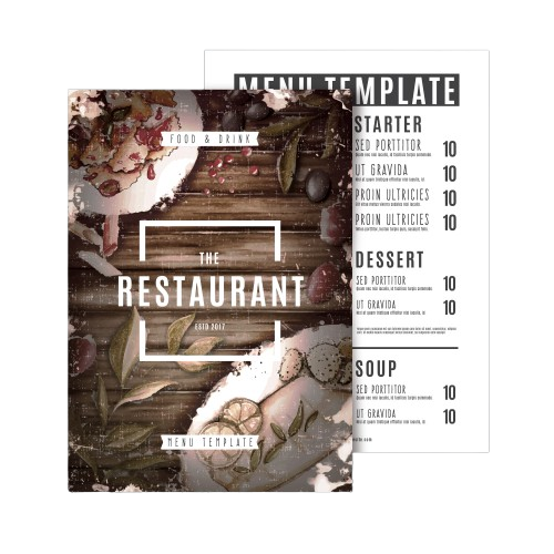 Menukaarten Laten Ontwerpen voor Horeca